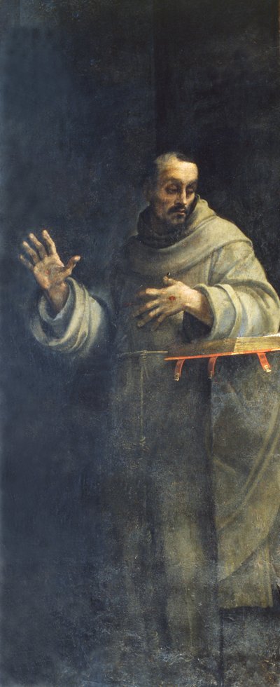 St Francis of Assisi, c.1510s-20s by Sebastiano del Piombo